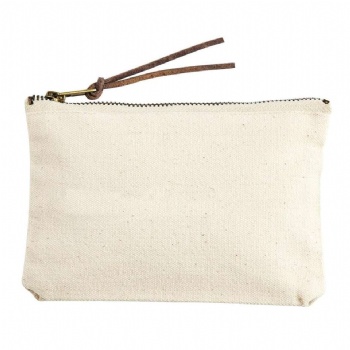 100% Cotton Organic Canvas Cosmetic Bag