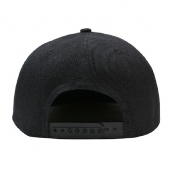 Unisex 6 Panels Flat Brim Baseball Cap