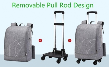 Removable Pull Rod Housekeeping Tool Bag