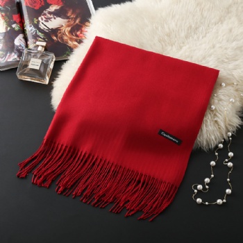 Solid Color imitation Wool Scarf