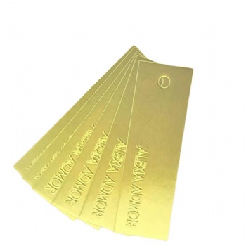 Gold Cardboard Hangtag